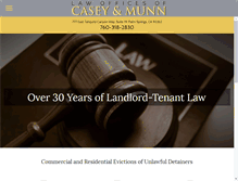 Tablet Screenshot of caseyandmunnlawoffices.com